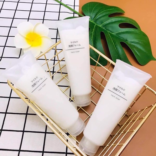 Sữa rửa mặt Muji Face Soap Moisture